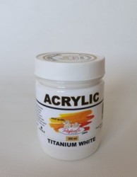 Alb Titan - borcan plastic 200 ml - Rafaelo Artist